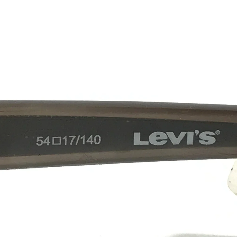 Levi's LS 544A-1 Eyeglasses Frames Black Brown Rectangular Full Rim 54-17-140